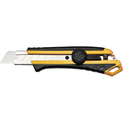 Komelon - Utility Knives, Snap Blades & Box Cutters; Type: Snap Off Knife ; Blade Type: Snap-Off ; Number of Blades Included: 1 ; Handle Material: ABS Plastic ; Color: Yellow ; Number of Points: 10 - Exact Tooling