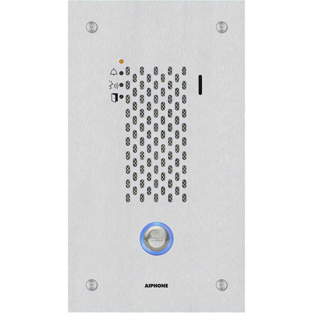 Aiphone - Intercoms & Call Boxes; Intercom Type: Audio Door Station ; Connection Type: Corded ; Number of Channels: 1 ; Number of Stations: 1 ; Height (Decimal Inch): 10.437500 ; Width (Decimal Inch): 5.8750 - Exact Tooling