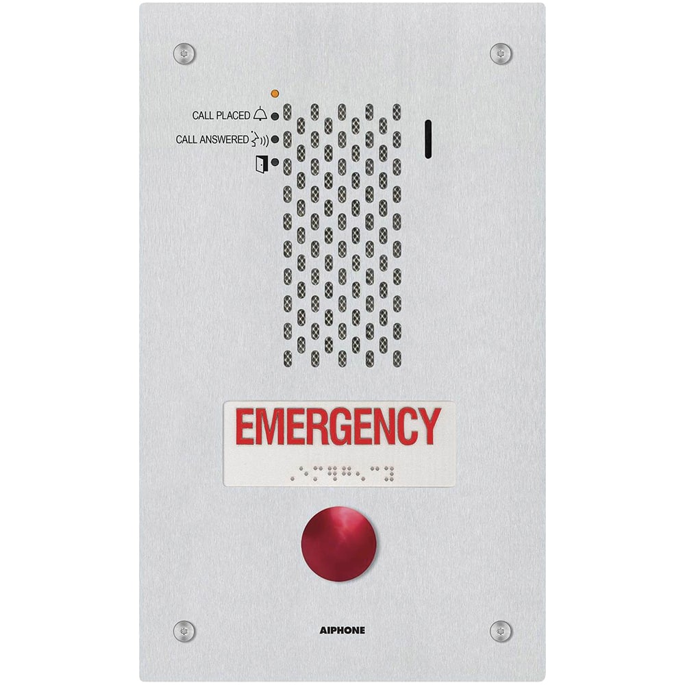 Aiphone - Intercoms & Call Boxes; Intercom Type: Audio Door Station ; Connection Type: Corded ; Number of Channels: 1 ; Number of Stations: 1 ; Height (Decimal Inch): 11.687500 ; Width (Decimal Inch): 7.0000 - Exact Tooling