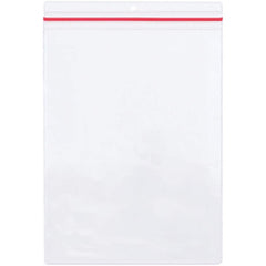 Industrial Zippered Job Ticket Holders, 9″ x 12″, Clear, 15/Case