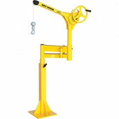 Sky Hook - 500 Lb Steel Lifting Hook Crane - Exact Tooling