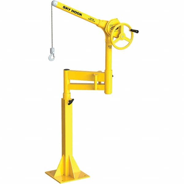 Sky Hook - 500 Lb Steel Lifting Hook Crane - Exact Tooling