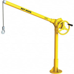 Sky Hook - 500 Lb Steel Lifting Hook Crane - Exact Tooling