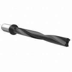 Allied Machine and Engineering - Series APX 38, 10xD, 40mm Diam Flanged Straight Shank, Drill Body - Exact Tooling