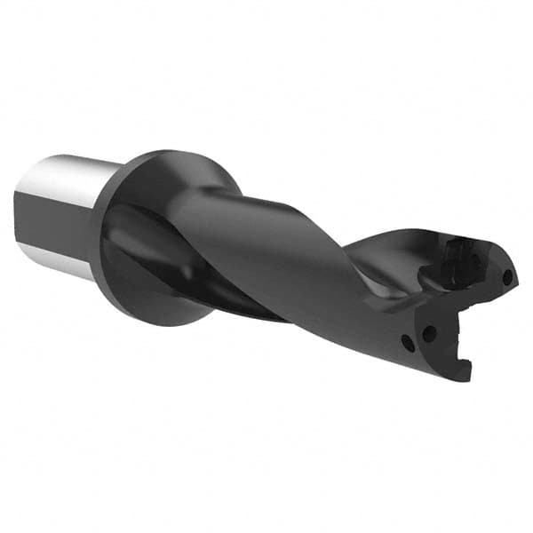 Allied Machine and Engineering - 114.3mm Max Drill Depth, 3xD, 38.1mm Diam, Indexable Insert Drill - Exact Tooling