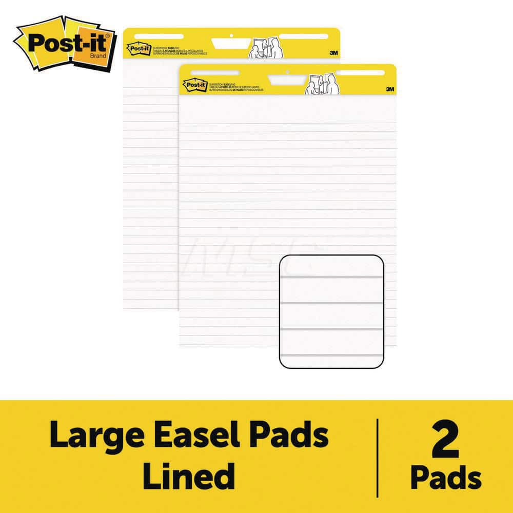 3M - Easel Pads & Accessories; Display/Marking Boards Accessory Type: Easel Pads ; For Use With: Easel Stands ; Detailed Product Description: Post-it Super Sticky Easel Pad Lined 561WL VAD 2PK, 25 in x 30 in (63.5 cm x 76.2 cm), 30 Sheets-Pad, 2 Pads - Exact Tooling