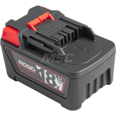 Ridgid - Power Tool Batteries; Voltage: 18.00 ; Battery Chemistry: Lithium-Ion ; Battery Capacity (Ah): 5.00 ; Time to Charge (Minutes): 95.00 - Exact Tooling