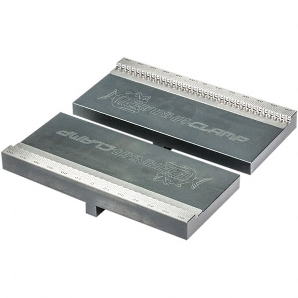Piranha Clamp - Vise Jaw Sets Jaw Width (mm): 22.00 Set Type: Standard - Exact Tooling