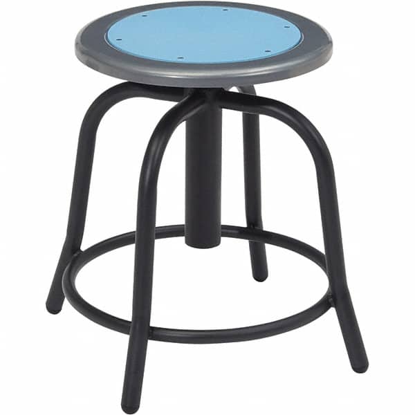 NPS - Swivel & Adjustable Stools Type: Adjustable Height Swivel Stool Base Type: Steel - Exact Tooling