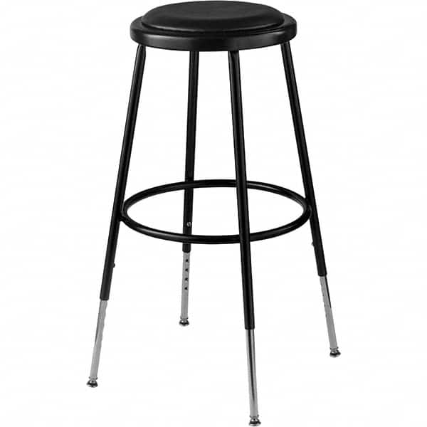 NPS - Swivel & Adjustable Stools Type: Adjustable Height Stool Base Type: Steel - Exact Tooling