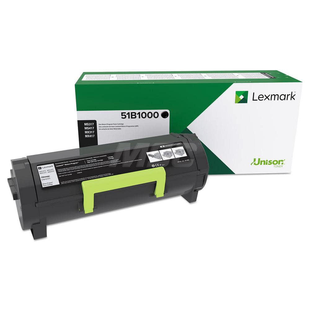 Lexmark - Office Machine Supplies & Accessories; Office Machine/Equipment Accessory Type: Toner Cartridge ; For Use With: Lexmark MX417de; MS517dn; MX517de; MS617dn; MS317dn; MX617de; MX317dn; MS417dn ; Color: Black - Exact Tooling