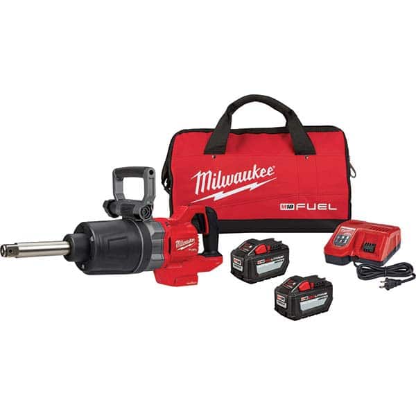 Milwaukee Tool - Cordless Impact Wrenches & Ratchets Voltage: 18.00 Drive Size (Inch): 1 - Exact Tooling