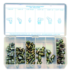 90 Pc Grease Fitting Assortment - Exact Tooling