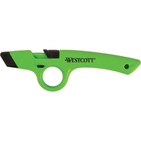 Westcott - Utility Knives, Snap Blades & Box Cutters Type: Safety Utility Knife Blade Type: Retractable - Exact Tooling