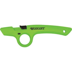 Westcott - Utility Knives, Snap Blades & Box Cutters Type: Safety Cutter Blade Type: Retractable - Exact Tooling
