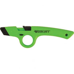 Westcott - Utility Knives, Snap Blades & Box Cutters Type: Safety Cutter Blade Type: Retractable - Exact Tooling