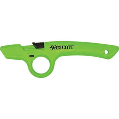 Westcott - Utility Knives, Snap Blades & Box Cutters Type: Safety Utility Knife Blade Type: Retractable - Exact Tooling