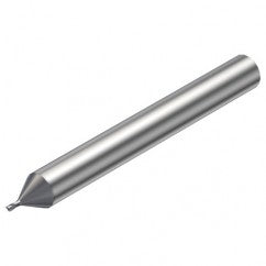 R216.32-01030-AE10G 1620 1mm 2 FL Solid Carbide End Mill - Corner Radius w/Cylindrical Shank - Exact Tooling