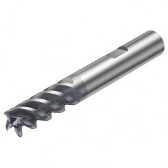 R216.34-14050-BC26P 1640 14mm 4 FL Solid Carbide End Mill - Corner Radius w/Weldon Shank - Exact Tooling