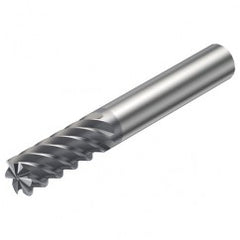 R215.35-05050-AC13L 1620 5mm 5 FL Solid Carbide End Mill - Corner Radius w/Cylindrical Shank - Exact Tooling