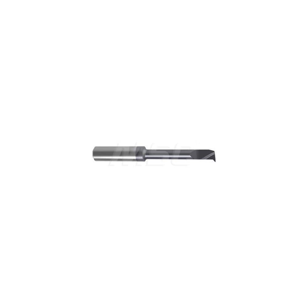 Internal Boring Bar: 0.2756″ Min Bore, 1.4567″ Max Depth, Left Hand Cut, Carbide 2.4409″ OAL, 0.0039″ Corner Radius