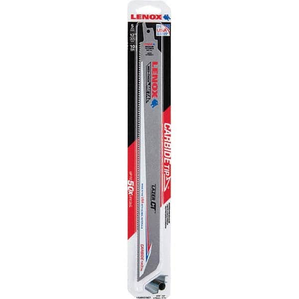 Lenox - Reciprocating Saw Blades Blade Material: Carbide Blade Length (Inch): 12 - Exact Tooling