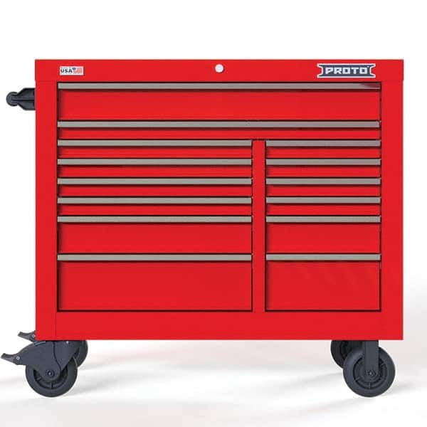 Proto - Tool Roller Cabinets Drawers Range: 11 - 15 Drawers Width Range: 36" - 47.9" - Exact Tooling