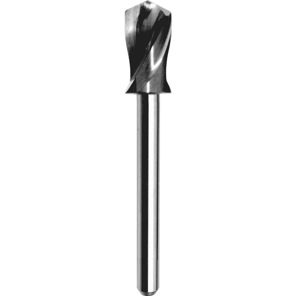 Spotting Drill:  130°,  Solid Carbide Uncoated Finish,  Right Hand Cut,  Series M155