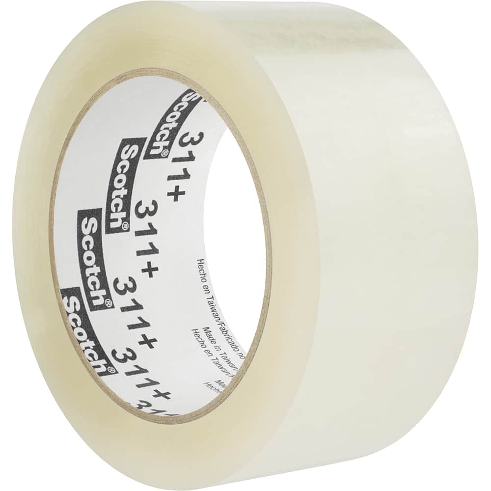 3M - Box Sealing & Label Protection Tape; Tape Number: 311+ ; Thickness (mil): 1.1000 ; Length: 1500.000 ; Width (mm): 48.00 ; Color: Transparent ; For Use With: 3M-Matic? Case Sealers - Exact Tooling