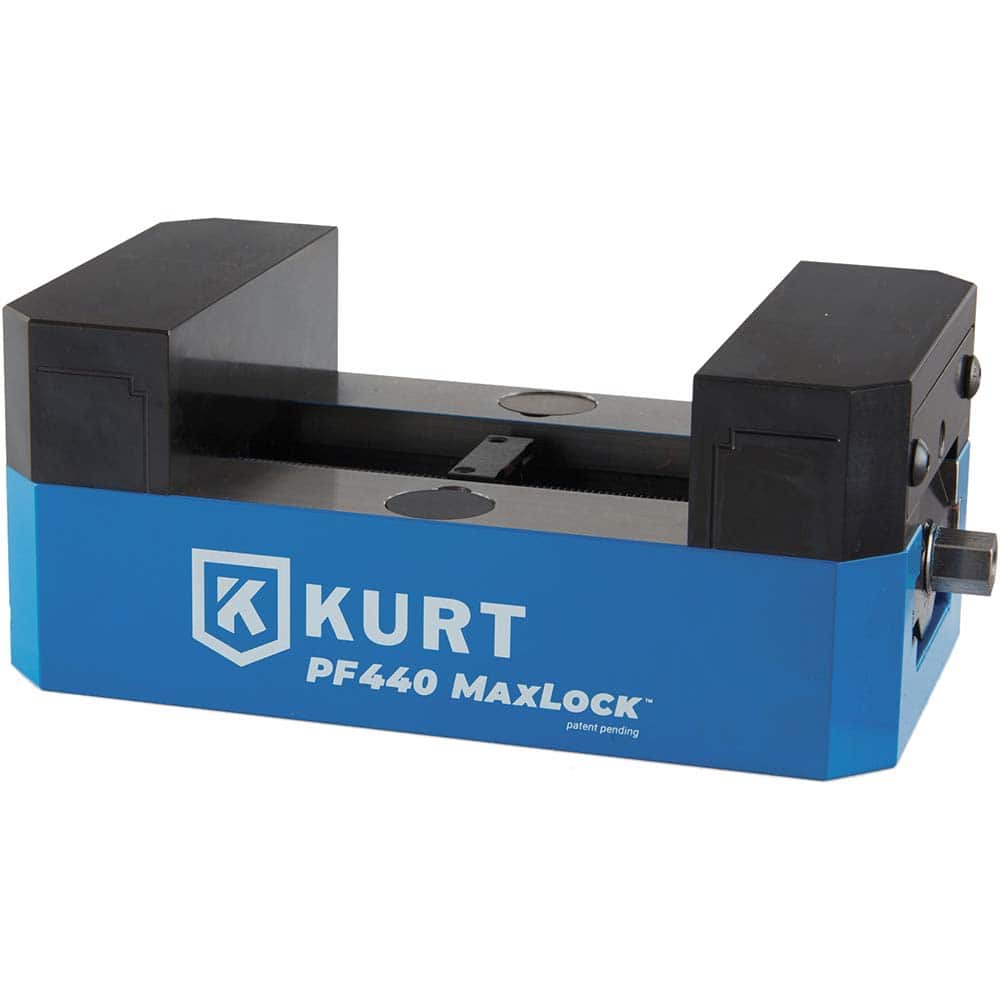 Kurt - Modular Vises & Components; System Compatibility: 5 Axis Workholding Systems ; Product Type: Carvable Vise ; Jaw Width (Inch): 4 ; Jaw Width (Decimal Inch): 4 ; Jaw Height (Inch): 1-1/4 ; Jaw Height (Decimal Inch): 1.2500 - Exact Tooling