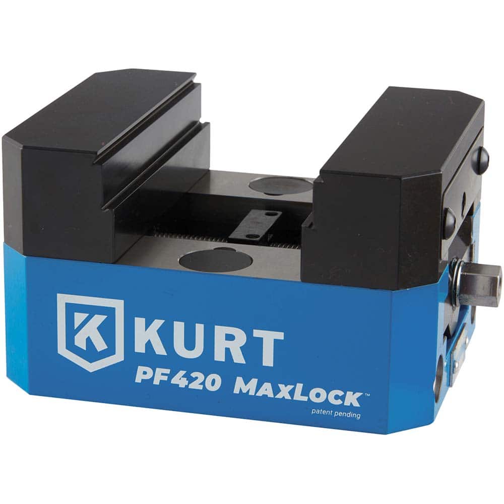 Kurt - Modular Vises & Components; System Compatibility: 5 Axis Workholding Systems ; Product Type: Dovetail Vise ; Jaw Width (Inch): 4 ; Jaw Width (Decimal Inch): 4 ; Jaw Height (Inch): 1-1/4 ; Jaw Height (Decimal Inch): 1.2500 - Exact Tooling