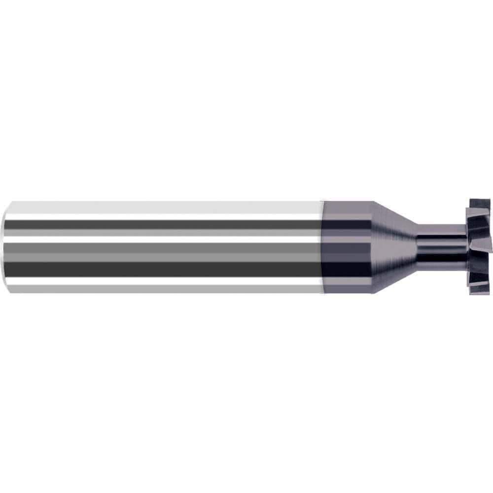 Harvey Tool - ANSI 202 (Old Std # 201) 1/4" Cut Diam, 1/16" Cut Width, 1/4" Shank, Staggered-Tooth Woodruff Keyseat Cutter - Exact Tooling