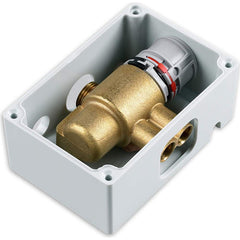 American Standard - Water Mixing Valves & Units; Pipe Size: 3/8" (Inch); Material: Brass ; Flow Rate: .5-5 GPM ; End Connections: Compression ; Maximum Working Pressure (psi): 70.000 - Exact Tooling