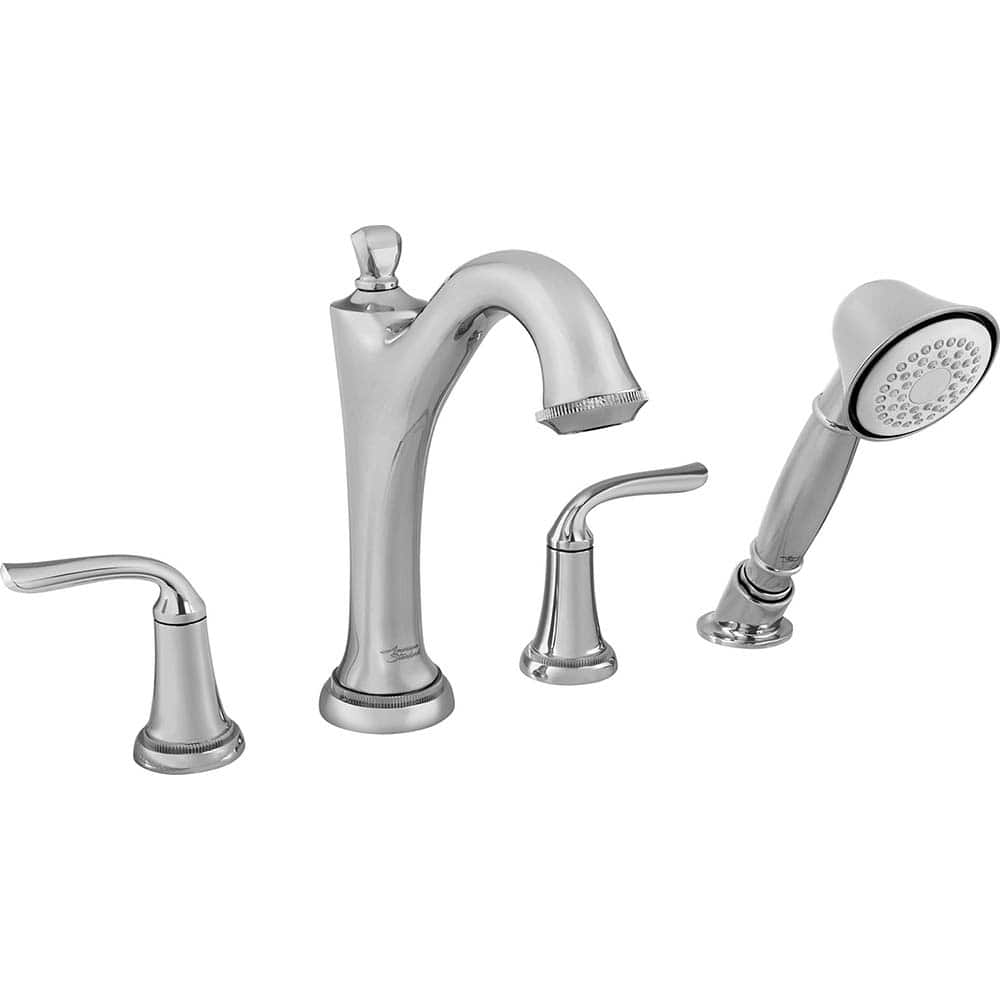 American Standard - Tub & Shower Faucets; Type: Tub Faucet with personal shower ; Style: Patience ; Design: Ceramic Mixing Cartridge ; Material: Brass ; Handle Type: Lever ; Handle Material: Metal - Exact Tooling