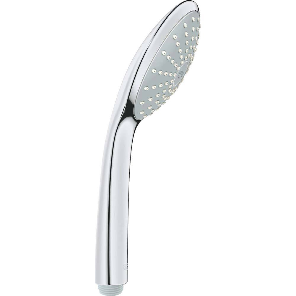 Grohe - Shower Heads & Accessories; Type: Hand Shower ; Material: Metal ; GPM: 1.50 ; Face Diameter: 4.625 (Inch); Finish/Coating: Brushed; Nickel ; Settings: Spray, Pulse, Combination Pulse-Massage - Exact Tooling