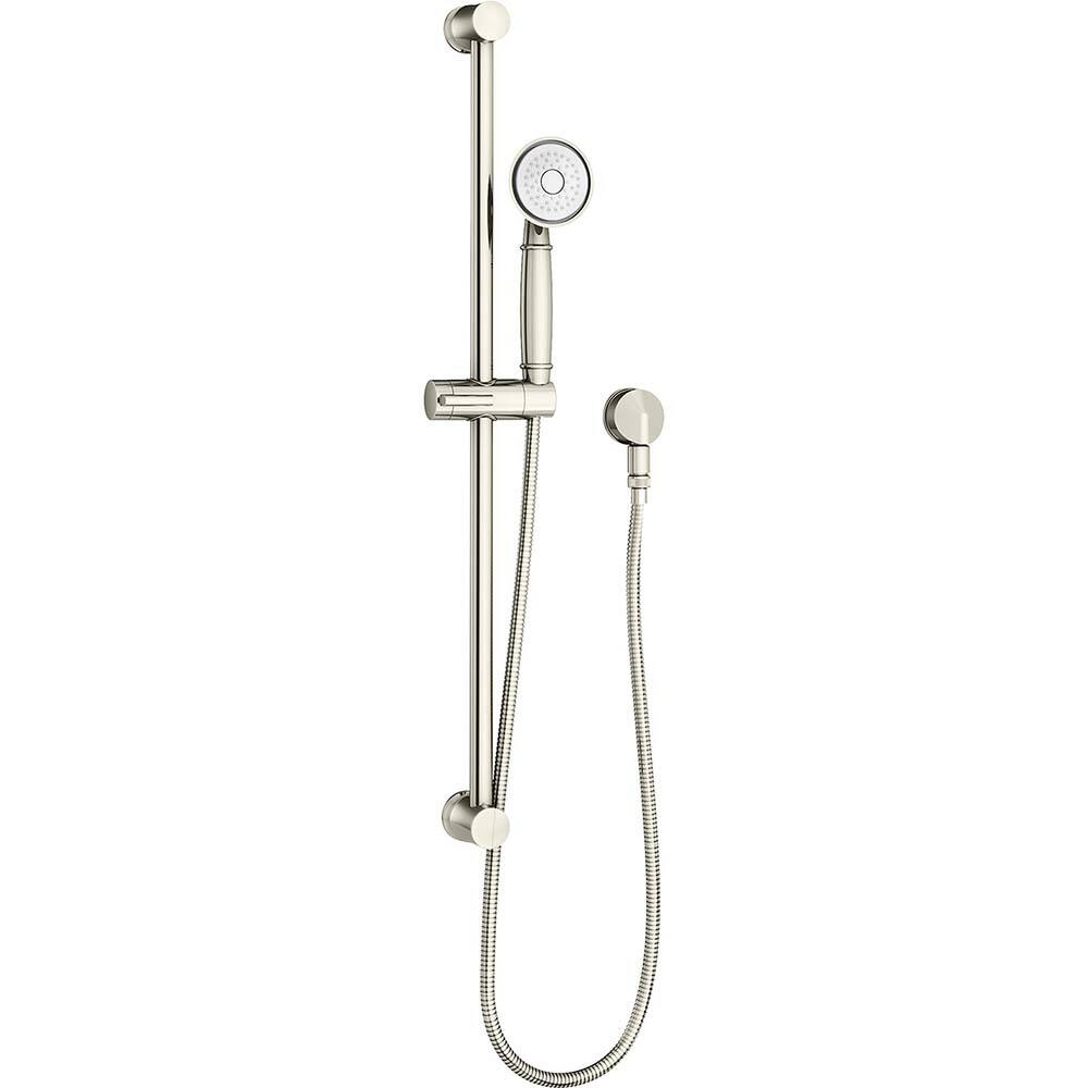 American Standard - Shower Heads & Accessories; Type: Hand Shower ; Material: Metal ; GPM: 1.80 ; Face Diameter: 3 (Inch); Finish/Coating: Polished Nickel ; Settings: Spray, Pulse, Combination Pulse-Massage - Exact Tooling