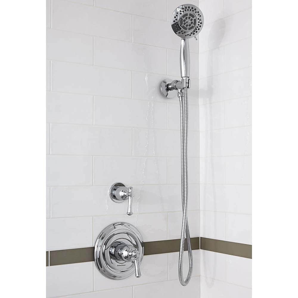 American Standard - Shower Heads & Accessories; Type: Hand Shower ; Material: Metal ; GPM: 2.00 ; Face Diameter: 4.5 (Inch); Finish/Coating: Polished Chrome ; Settings: Spray, Pulse, Combination Pulse-Massage - Exact Tooling