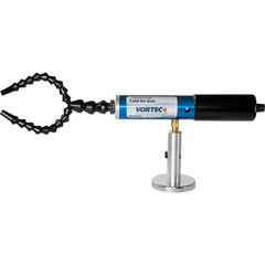 Vortec - Cold Air Coolant Systems; Type: Dual Nozzle Cold Air Gun System ; Air Capacity (BTU/Hr): 900 ; Hose Length (Inch): 15 ; Hose Inside Diameter (Inch): 1/4 ; Number of Outlets: 2.000 ; Tank/Unit Length (Inch): 10-5/8 - Exact Tooling