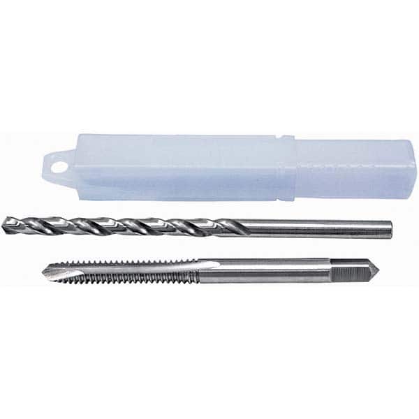 Cle-Line - Tap & Drill Sets Minimum Tap Thread Size (Inch): #10-24 Maximum Tap Thread Size (Inch): #10-24 - Exact Tooling