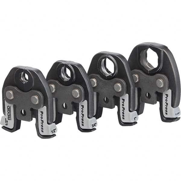 Ridgid - Presser Replacement Jaws Type: Pressing Jaws Jaw Size Range: 3/4" to 1-1/4" (Inch) - Exact Tooling