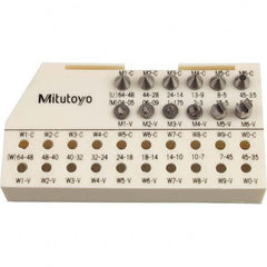 Mitutoyo - Micrometer Accessories Type: Anvil Set For Use With: Screw Thread Micrometer - Exact Tooling