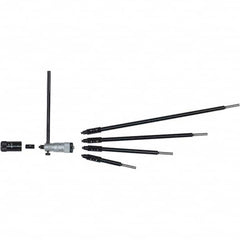 Mitutoyo - Mechanical Inside Micrometers Type: Interchangeable Rod Minimum Measurement (Decimal Inch): 2 - Exact Tooling