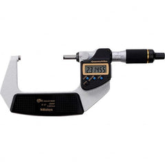 Mitutoyo - Electronic Outside Micrometers Type: Quantumike Minimum Measurement (Decimal Inch): 2.0000 - Exact Tooling