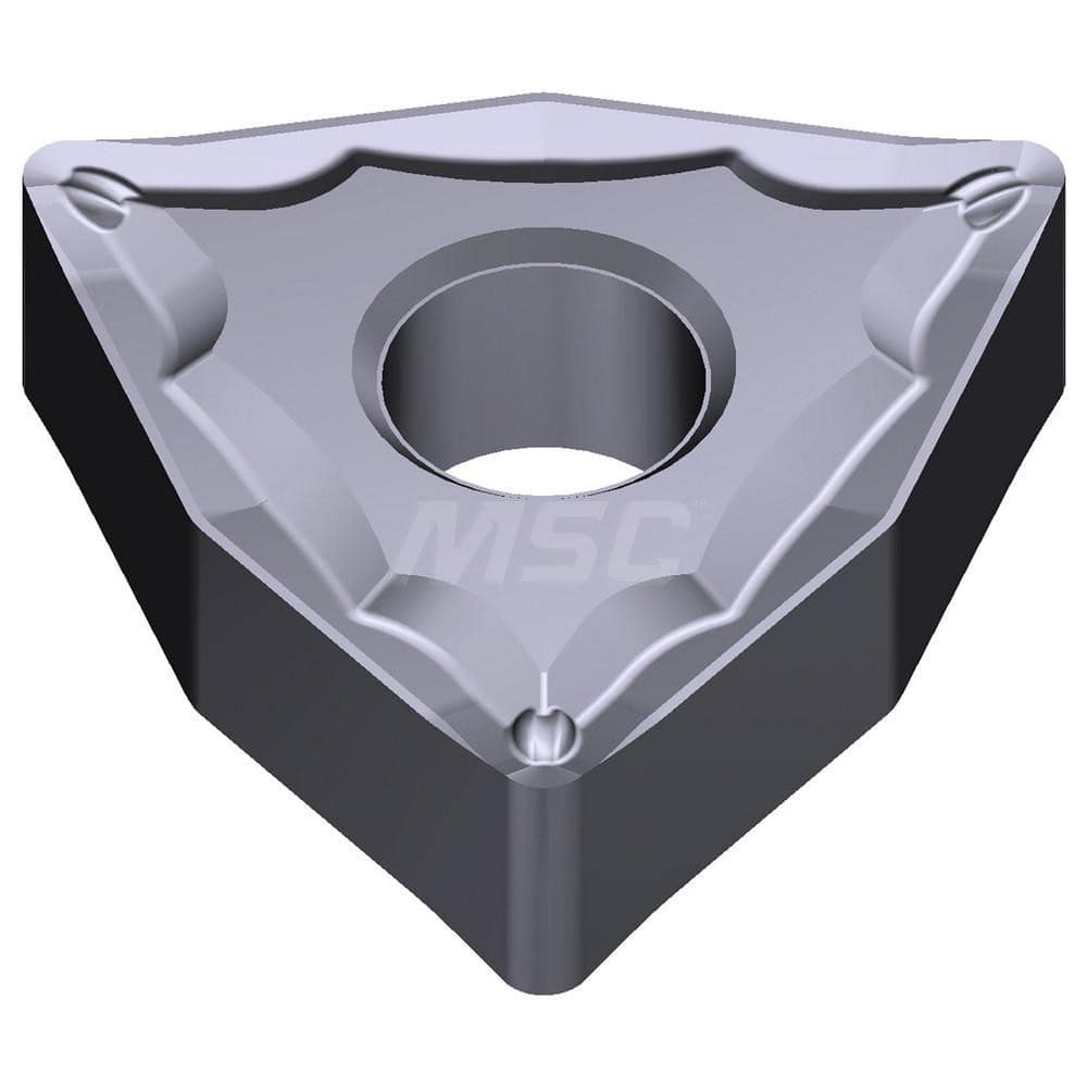 Turning Insert:  WNMG331ESU AC5005S,  Solid Carbide Absotech Finish,  0.2559″ Long,  3/8″ Inscribed Circle,  0.0157″ Corner Radius,  80.0 ° N/A Series  AC5005S