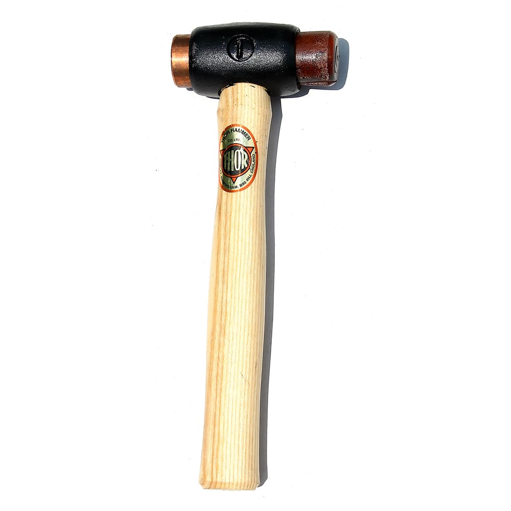 Osca - Non-Marring Hammers; Head Type: Double Head ; Head Material: Malleable Iron ; Handle Material: Wood ; Head Weight Range: 3 - 5.9 lbs. ; Face Diameter Range: 1" - Exact Tooling
