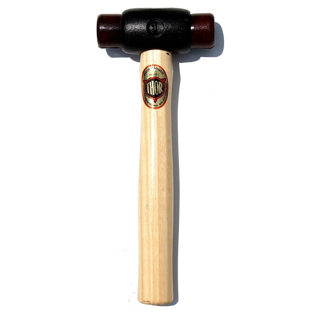 Osca - Non-Marring Hammers; Head Type: Double Head ; Head Material: Malleable Iron ; Handle Material: Wood ; Head Weight Range: 1 - 2.9 lbs. ; Face Diameter Range: 1" - Exact Tooling