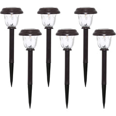Westinghouse - Landscape Light Fixtures; Type of Fixture: Solar Path Light ; Mounting Type: Ground ; Lamp Type: LED ; Housing Material: Stainless Steel ; Housing Color: Bronze ; Wattage: 0.035 - Exact Tooling