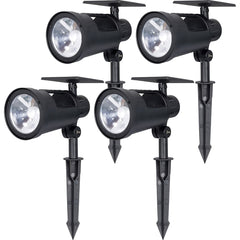 Westinghouse - Landscape Light Fixtures; Type of Fixture: Solar Spot Light ; Mounting Type: Ground ; Lamp Type: LED ; Housing Material: Plastic ; Housing Color: Black ; Wattage: 1.8 - Exact Tooling