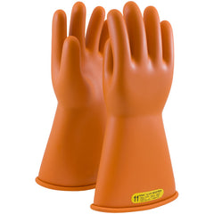 147-2-14/12 - Novax - Natural Rubber Insulating Glove - Class 2 - 14″ - Orange - Straight Cuff