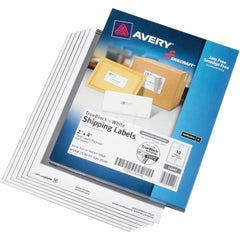 Ability One - Labels, Ribbons & Tapes; Type: Address Label ; Color: White ; Width (Inch): 2 ; Material: Laminated Paper ; Number of Labels: 1000 ; Height (Inch): 4 - Exact Tooling